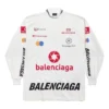 Tricou cu mâneci lungi Top League „Alb” 767879TPVE99000