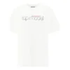 Tricou cu mâneci scurte, alb, cu imprimeu cu litere pe față 612965TIV829000