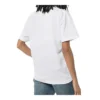 Tricou cu mâneci scurte, alb, cu imprimeu cu litere pe față 612965TIV829000