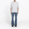 Tricou cu mâneci scurte Balenciaga Tech pentru bărbați, alb, 556133TDV209000