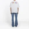 Tricou cu mâneci scurte Balenciaga Tech pentru bărbați, alb, 556133TDV209000