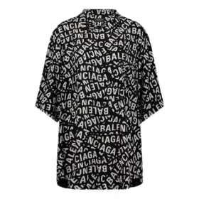 Tricou cu mâneci scurte și benzi cu logo, stil minimalist „Negru” 681813TML21-1269 Tricou cu mâneci scurte și benzi cu logo, stil minimalist „Negru” 681813TML21-1269