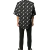 Tricou cu mâneci scurte și spate pătrat Balenciaga x WFP „Black White” 602026TIL251070