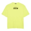 Tricou cu mâneci scurte pentru bărbați Balenciaga, cu imprimeu alfabetic, verde fluorescent 620969TIVG97072