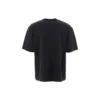 Tricou cu mâneci scurte pentru bărbați Balenciaga cu logo circular „BB Alphabet”, negru 641614TJV761000