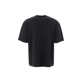 Tricou cu mâneci scurte pentru bărbați Balenciaga cu logo circular „BB Alphabet”, negru 641614TJV761000