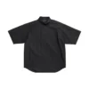 Tricou cu mâneci scurte, Tape Type, croială largă „Black” 738761TNM601000