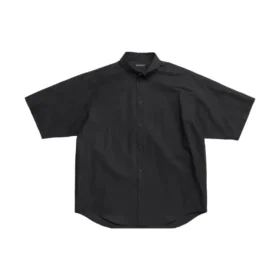 Tricou cu mâneci scurte, Tape Type, croială largă „Black” 738761TNM601000 Tricou cu mâneci scurte, Tape Type, croială largă „Black” 738761TNM601000