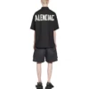 Tricou cu mâneci scurte, Tape Type, croială largă „Black” 738761TNM601000