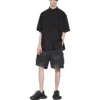 Tricou cu mâneci scurte, Tape Type, croială largă „Black” 738761TNM601000