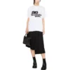 Tricou cu pictogramă BB Icon desenată manual, croială medie, „Alb” 612965TNVN49040