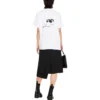 Tricou cu pictogramă BB Icon desenată manual, croială medie, „Alb” 612965TNVN49040