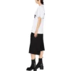 Tricou cu pictogramă BB Icon desenată manual, croială medie, „Alb” 612965TNVN49040
