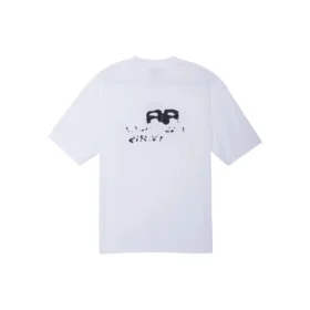 Tricou cu pictogramă BB Icon desenată manual, croială medie „Alb Negru” 612966TNVN49040