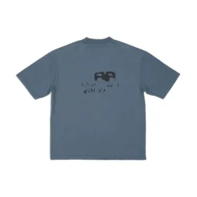 Tricou cu pictogramă BB Icon desenată manual, croială medie „Albastru-negru” 612966TNVN44183