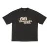 Tricou cu pictogramă BB Icon desenată manual, croială medie, „Negru” 612966TNVN41059