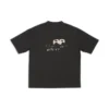 Tricou cu pictogramă BB Icon desenată manual, croială medie, „Negru” 612966TNVN41059