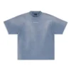 Tricou cu spate, croială medie „Albastru Alb” 764235TPVK14313