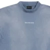 Tricou cu spate, croială medie „Albastru Alb” 764235TPVK14313