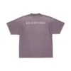 Tricou cu spate, croială medie „Purple Grey” 764235TPVK15500