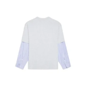 Tricou cu straturi și logo Slime „Grey” 671401TLVF11203