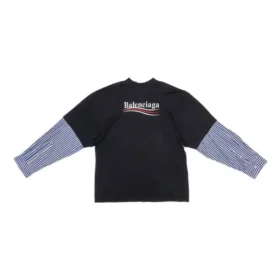 Tricou cu straturi pentru Political Campaign „Black” 698631TKVJ11070
