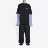 Tricou cu straturi pentru Political Campaign „Black” 698631TKVJ11070