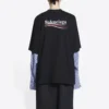 Tricou cu straturi pentru Political Campaign „Black” 698631TKVJ11070