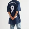 Tricou de fotbal Oversized „Albastru” 641664TJV054482