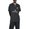 Tricou de fotbal oversized Balenciaga x adidas „Black” 723663TNV131000