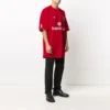 Tricou de fotbal oversized „Red White” 641666TJV056540