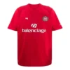 Tricou de fotbal Oversized „Roșu-Alb” 641658TJV516540
