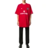 Tricou de fotbal Oversized „Roșu-Alb” 641658TJV516540