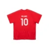 Tricou de fotbal Oversized „Roșu Alb” 777705TPVV36643