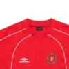 Tricou de fotbal Oversized „Roșu Alb” 777705TPVV36643