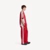 Tricou de fotbal pentru bărbați, oversized, de culoare roșie