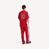 Tricou de fotbal pentru bărbați, oversized, de culoare roșie