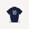 Tricou de fotbal pentru bărbați, oversized, în culoarea bleumarin