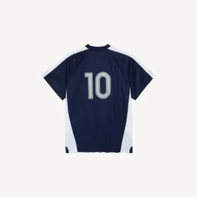 Tricou de fotbal pentru bărbați, oversized, în culoarea bleumarin