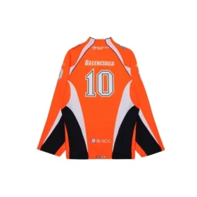Tricou de hochei cu mâneci lungi și panouri „Orange” 657105TKV247074