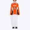 Tricou de hochei cu mâneci lungi și panouri „Orange” 657105TKV247074