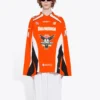 Tricou de hochei cu mâneci lungi și panouri „Orange” 657105TKV247074