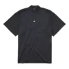 Tricou de îmbrăcăminte sport, croială largă „Negru” 7932884E3B31081