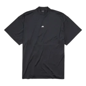 Tricou de îmbrăcăminte sport, croială largă „Negru” 7932884E3B31081