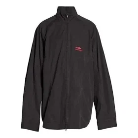 Tricou de trening cu fermoar 3B Sports Icon „Black Red” 720158TKO481000