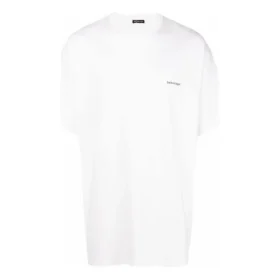 Tricou din bumbac cu imprimeu logo mic „Alb” 556151TYK289000
