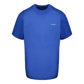 Tricou din bumbac cu imprimeu logo mic „Blue” 556150TBV438077