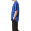 Tricou din bumbac cu imprimeu logo mic „Blue” 556150TBV438077
