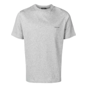 Tricou din bumbac cu imprimeu logo mic „Grey” 556151TYK281300