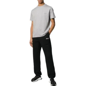Tricou din bumbac cu imprimeu logo mic „Grey” 556151TYK281300